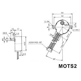12VDC STEPPER MOTOR 60mA