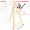 Mini Wooden Easel, 20 Pieces Triangle Easel, Photo Painting, Small