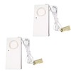 Ximimark 2Pcs Water Leak Alarm Flood Level Bath Tub Sink