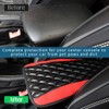 Ziciner Leather Car Center Console Armrest Pad, PU Waterproof Auto