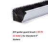 Gutter brush guard- Simple Gutter Guard | No Tools DIY