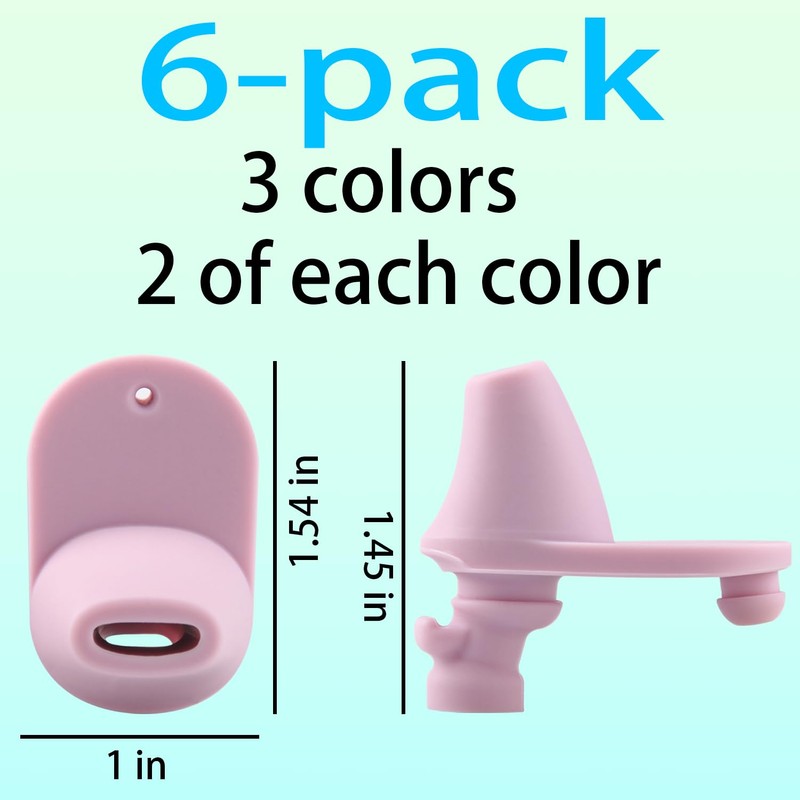 6 pcs Water Bottle Mouthpiece for Ello Pop & Fill