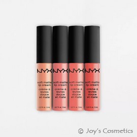 1 NYX Soft Matte Lip Cream Lipstick Set - Full size "SMLCSET02 - Nude & Pink"