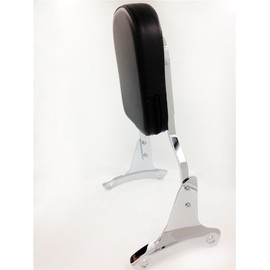 SMT-Flame Backrest Sissy Bar Compatible With 1997-2003 Honda Shadow Ace 750 Vt750 400 Vt400 [B00RUDYXJE]