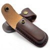Jagd Leder Messerscheide Scheidenbeutel Holster Klappmesser Messer Mantel Leder Halter