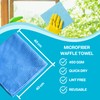 2 Squeegee and 4 Microfiber Cleaning Towel Bundle by Raynbeu