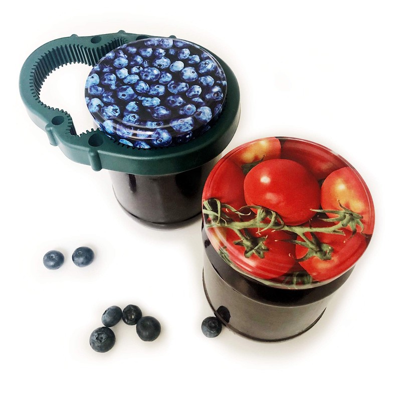 Jar Opener and Bottle Opener Ring, Multifunctional Jar Opener for