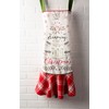 DII 100% Cotton, Holiday Cute Ruffle Women Apron with Pocket,