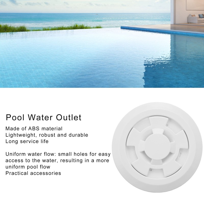 Pool Water Outlet Professional Straight Plug Type Flower Shape Swimming