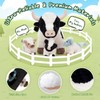 BENINY 4Pcs Cow Plush Toy Set, Mommy Cow Stuffed Animal