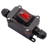 Hmknana IP67 Waterproof Inline Cord Switch 12V DC 20A DPST
