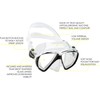 Cressi Ranger & Tao Mask & Snorkel Kits, Clear/Black