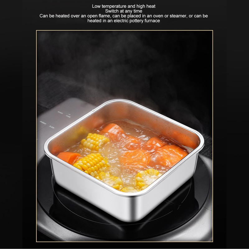 Stainless Steel Food Storage Container Stainless Steel Preservation Box Bento
