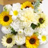 Artificial Flowers Combo Box Set Fake Flowers for DIY Wedding