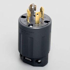 American Ltd. Catch Shape Nylon Plug Grounded 3p30 a250 V 4322 N