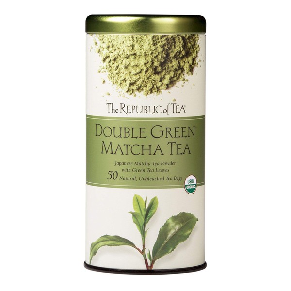 The Republic of Tea - Bolsas de té (100% orgánicas, doble verde)