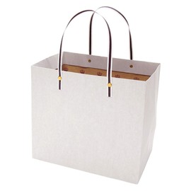 Indigo PC187 Hand Paper Bag, M, White