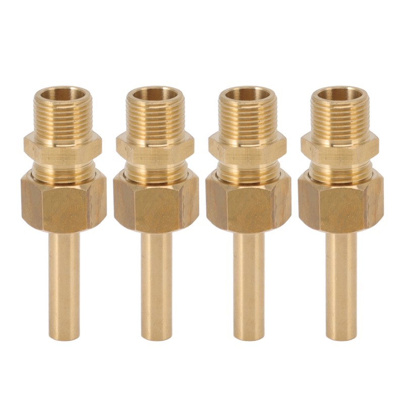 4 PCS Water Fountain Nozzles Pure Copper Large Hexagonal Direct