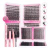 Kit De Extensión De Pestañas Diy Grupos Accesorios 800pcs