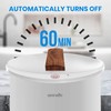 SereneLife Luxury Warmer Bucket Style-White Large Portable Spa Blanket Heater