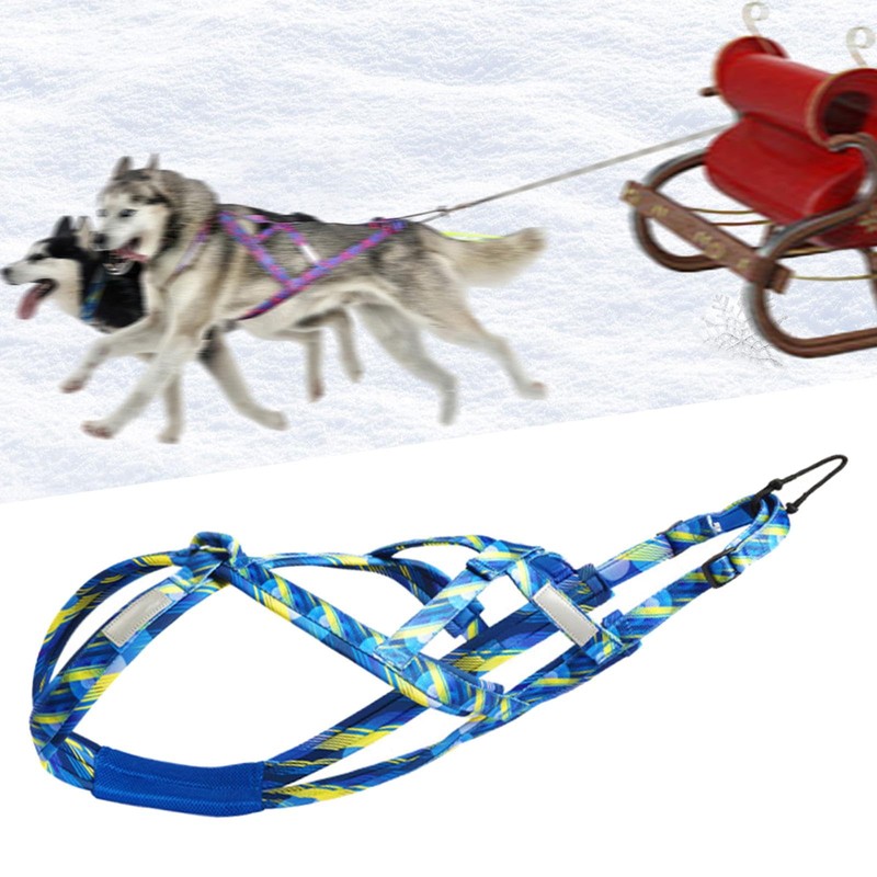 Folpus Dog Mushing Harness, Dog Pull Harness, Bikejoring, Professional Speed