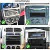 Single Din Car Stereo with Wireless Apple CarPlay Android Auto