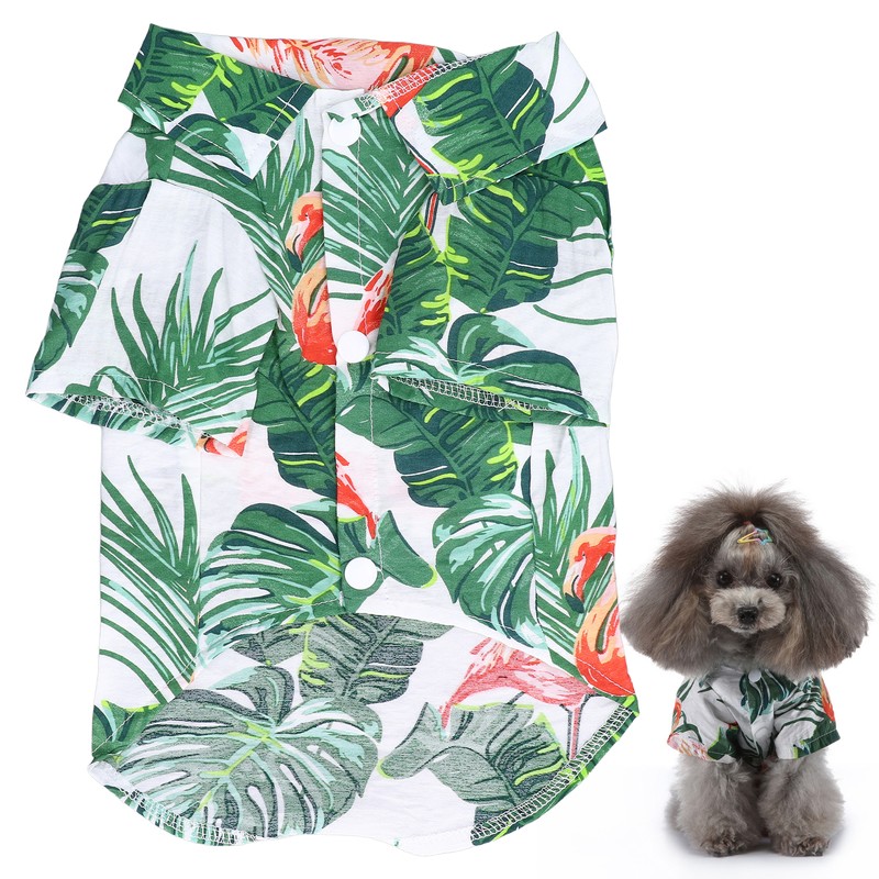Pet Hawaiian Shirt Hawaiian Style Dog Summer T Shirt Suitable