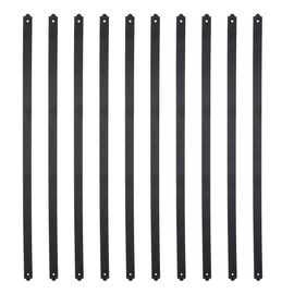 Myard 32-1/4 Inches Heavy Duty Flat Straight Iron Deck Balusters Furniture with Screws for Wood Composite Facemount Deck Railing Staircase Banister Balustrade (25-Pack, Matte Black)