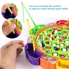 Fishing Game Toy Set with Rotating Board fishing plate Parent