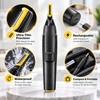Ultra-Thin Electric Nose & Ear Hair Trimmer for Grooming –