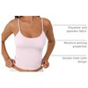 Trendy Queen Womens Double Lined Adjustable Spaghetti Strap Tank Tops