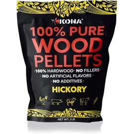 Kona Hickory Indoor Smoker Pellets - 2 lb Resealable Bag