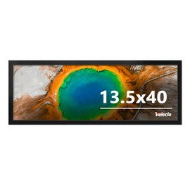 Veleclo 13.5x40 Picture Frame for Wall Display, 13.5x40 Black Picture Frame with Shatter Resistant Plexiglass, Stable and Sturdy 13.5 x 40 Poster Frame for Wall Display, Handpicked Gift Collection