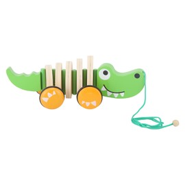 Pull Along Toy Baby Toddler Climbing Hand Pulling Car Toy Infant Early Education Toy Crocodile Style