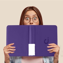 Toploader Binder, Holds 128 Top Loaders - 4 Pocket Top Loader Binder for 3" x 4" Rigid Card Holders for Trading Cards or Sports Cards, Model A - Classic Purple