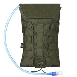 PETAC GEAR Tactical Hydration Pack，Molle Carrier Pouch for 50 oz Hydration Bladder Daypack Water Backpack (RG)