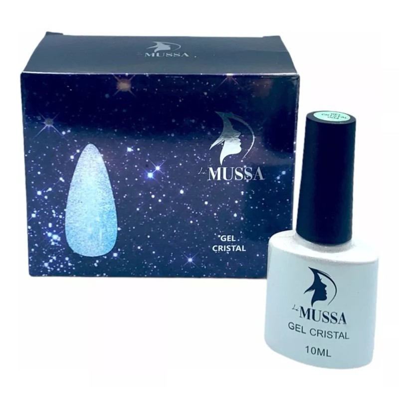 Lé Mussa Gama Gel Uv Efecto Cristal Para Uñas X