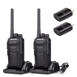 Retevis RT27V MURS Radio VHF Long Range Walkie Talkie 1100mAh Filed Camping 2pcs