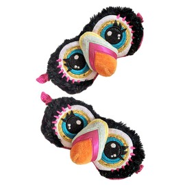 TOVINANNA 2pcs Kids Sleeping Mask Toucan Eye Patch Light Blocking Soft Material for Night Sleep
