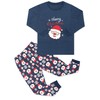 ELUTONG Boy's Christmas Pajamas Cotton Kids Santa Claus Pjs Toddler