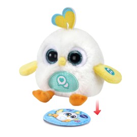 VTech LoLibirds - Oscar - Interactive Plush Toy with Recording Function, Melodies and Magnetic Cushion - For Children Aged 4-10 Years