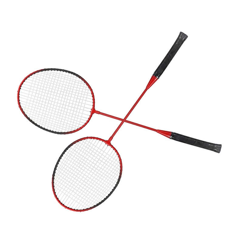 LEIJIAER Badminton Racket Offensive Iron Alloy Lightweight Comfortable Grip Sports