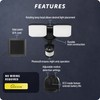 Globe Electric 17000211 19W LED Integrated Solar Powered Motion Activated