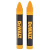 DEWALT DWHT72721 Yellow Lumber Marking Crayon 2 pack