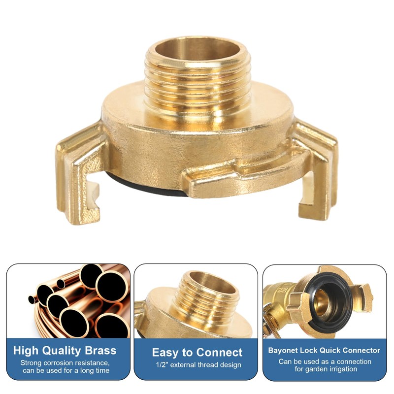 IBC Container Accessories, IBC Ball Valve with Quick Coupling, 1/2