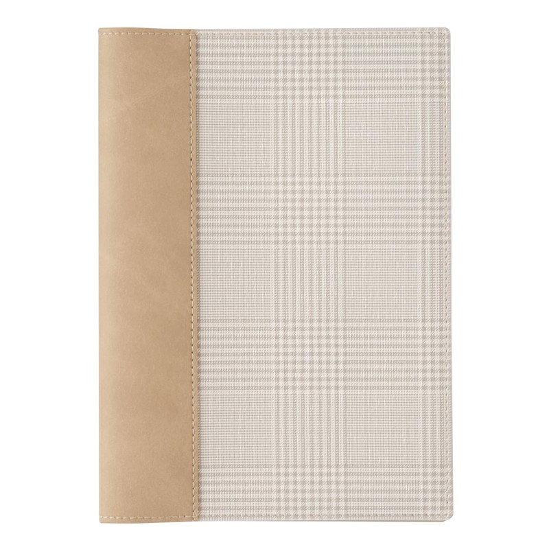 NOLTY 4508 Nolty Notebook Cover, Ecrisselect B6, Mocha x Check,