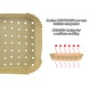 BEPER C103ACC003 Baking Paper for Hot Air Fryer, Set of
