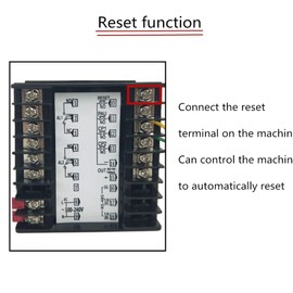JIAWANSHUN Length Meter Counter Digital Length Counter Measured Unit in Feet Meter for Edge Banding Machine (Single wheel)