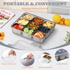 Snackle Box Container, Stainless Steel Snack Containers for Adults, 9