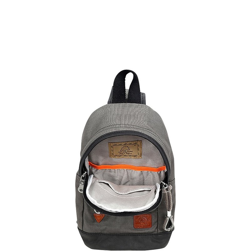 Urban Light Coated Canvas Sling Bag (Kale)